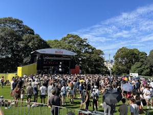 a crowd of people at a concert