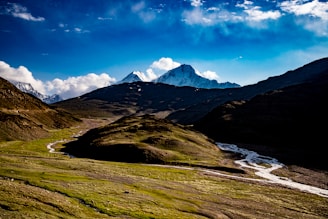 a river running through a valley