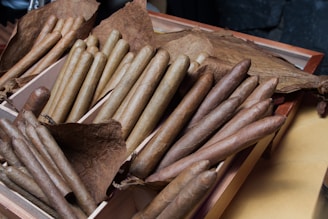 a pile of sausages