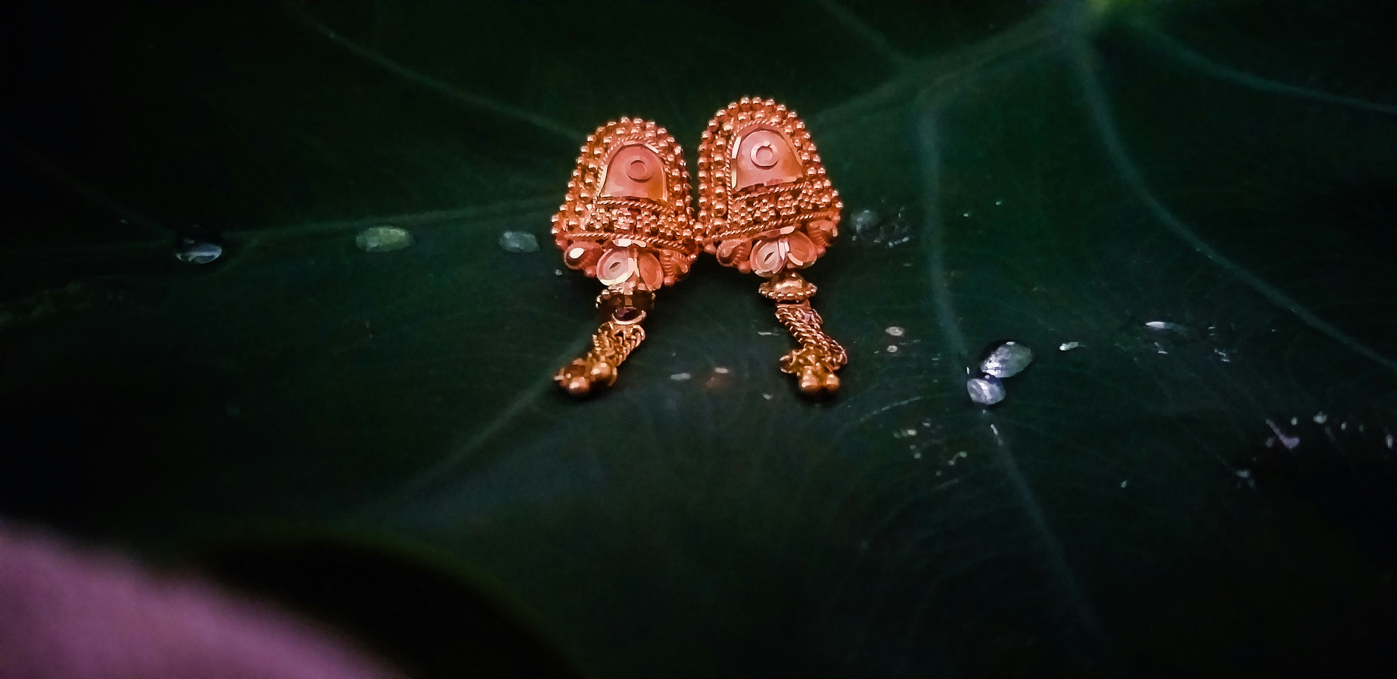 resin statement earrings