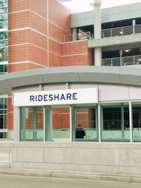 a building with a sign on the front