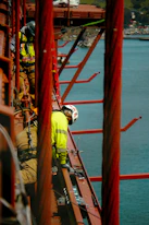 a group of men on a boat