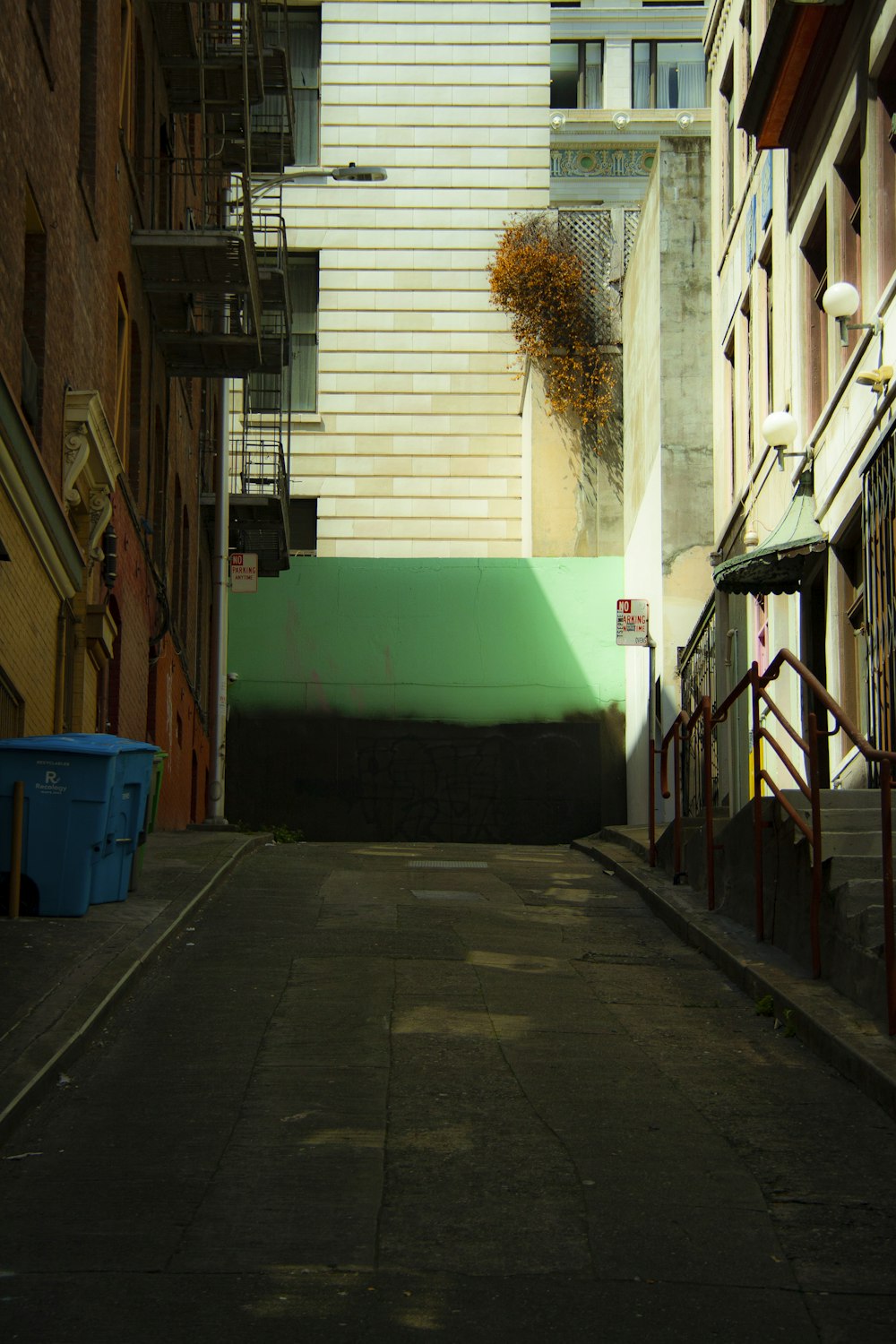 a street with buildings on both sides