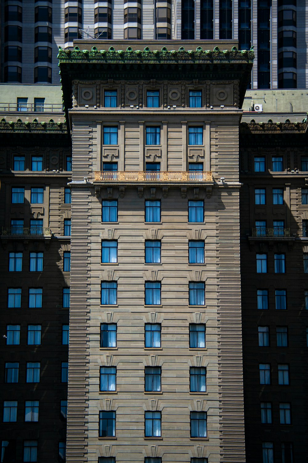 a tall building with many windows