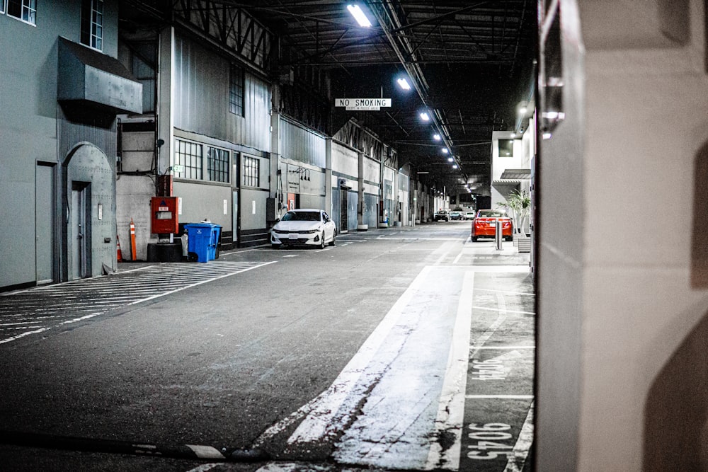 a street with cars on it