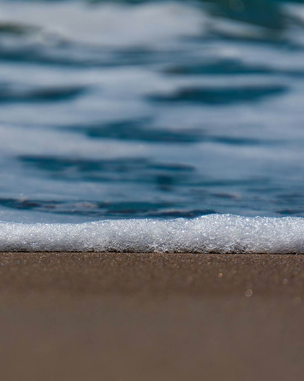 a close up of a wave