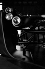 a close up of a steering wheel