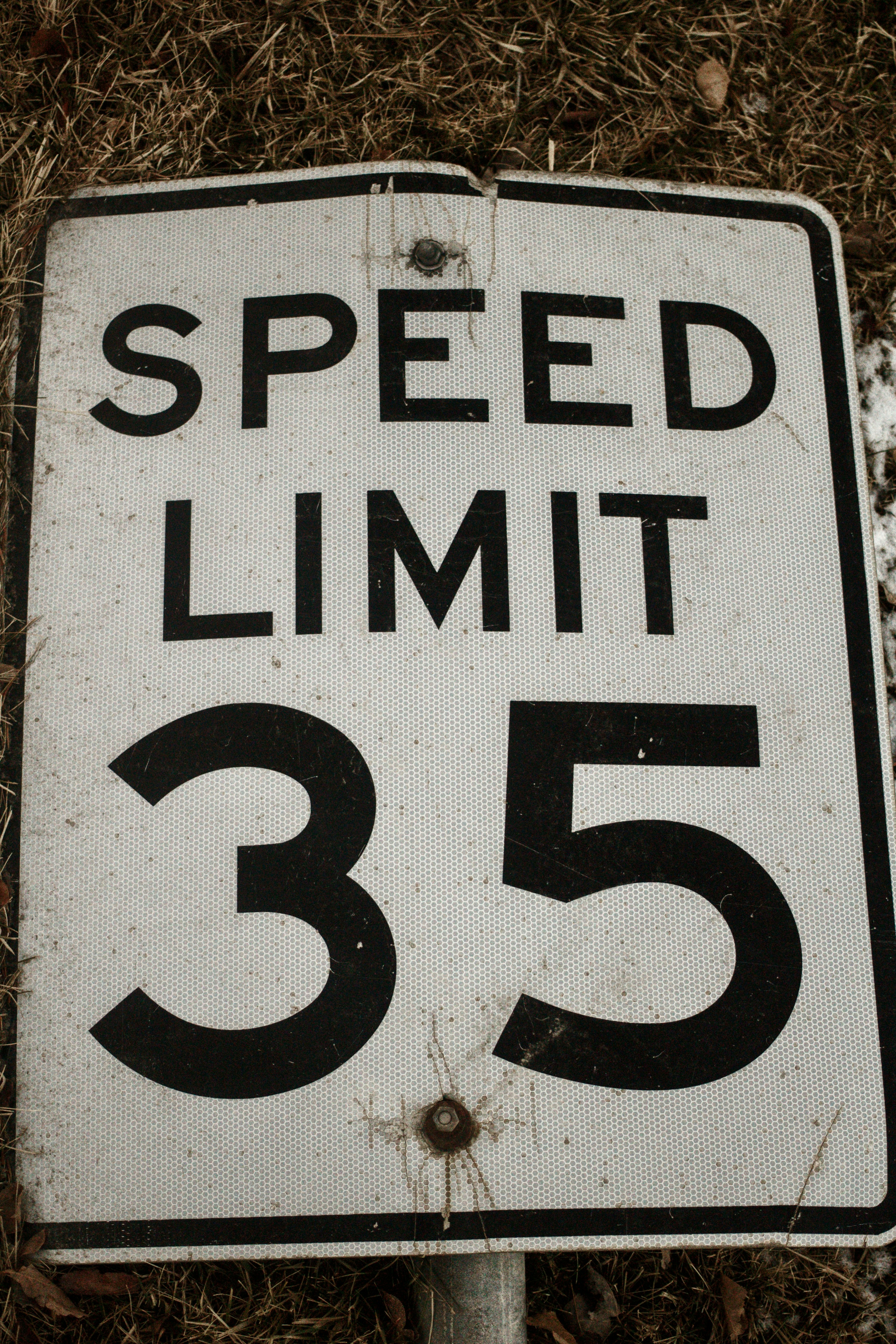 a sign with a number on it