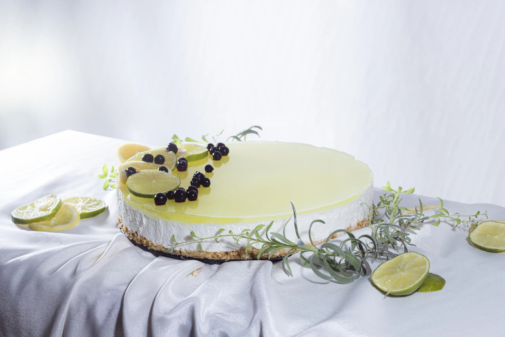 a cake with fruit on top