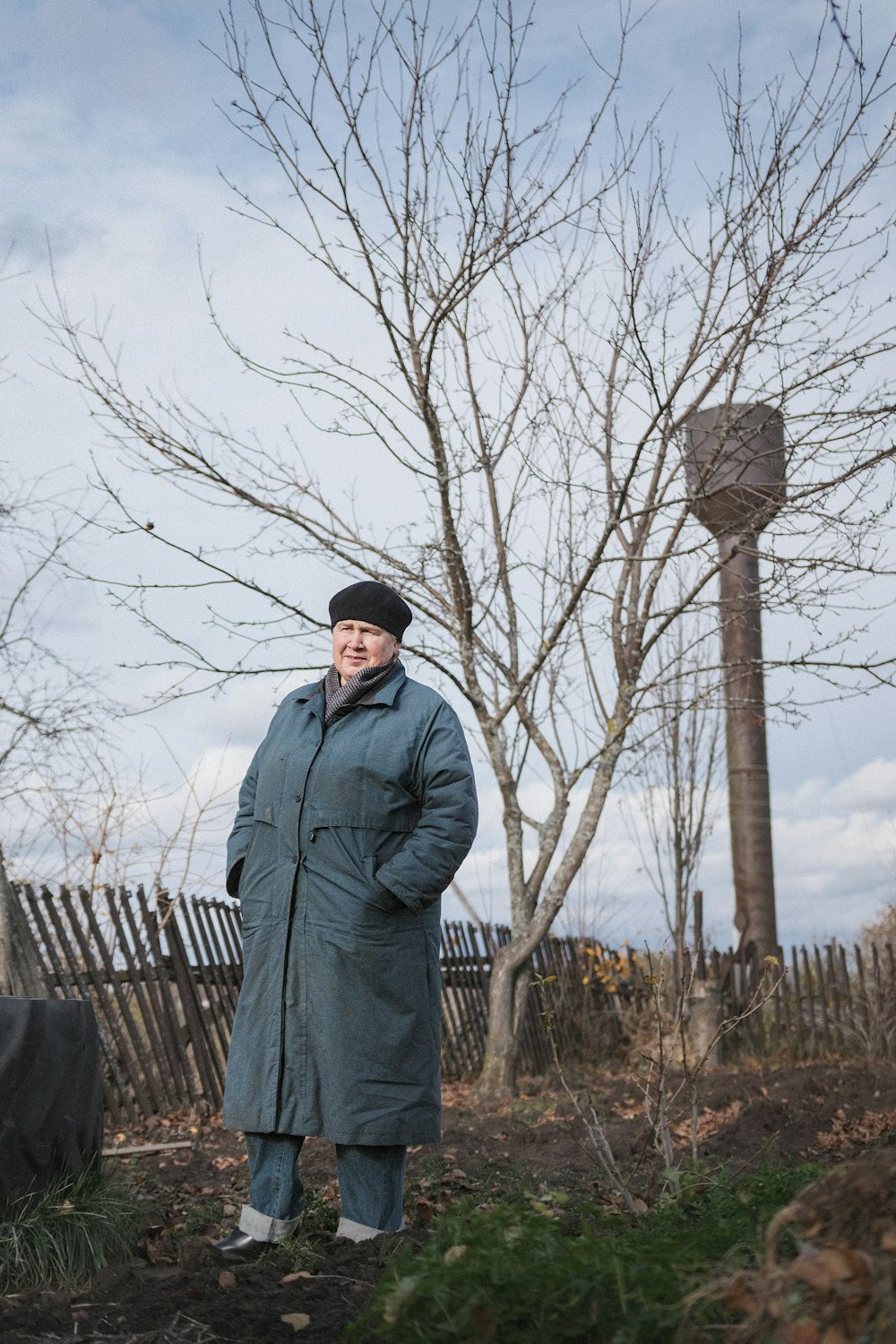 a man standing outside