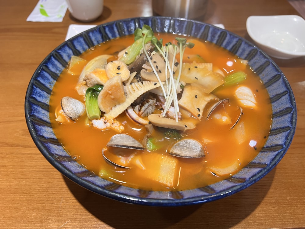 a bowl of soup