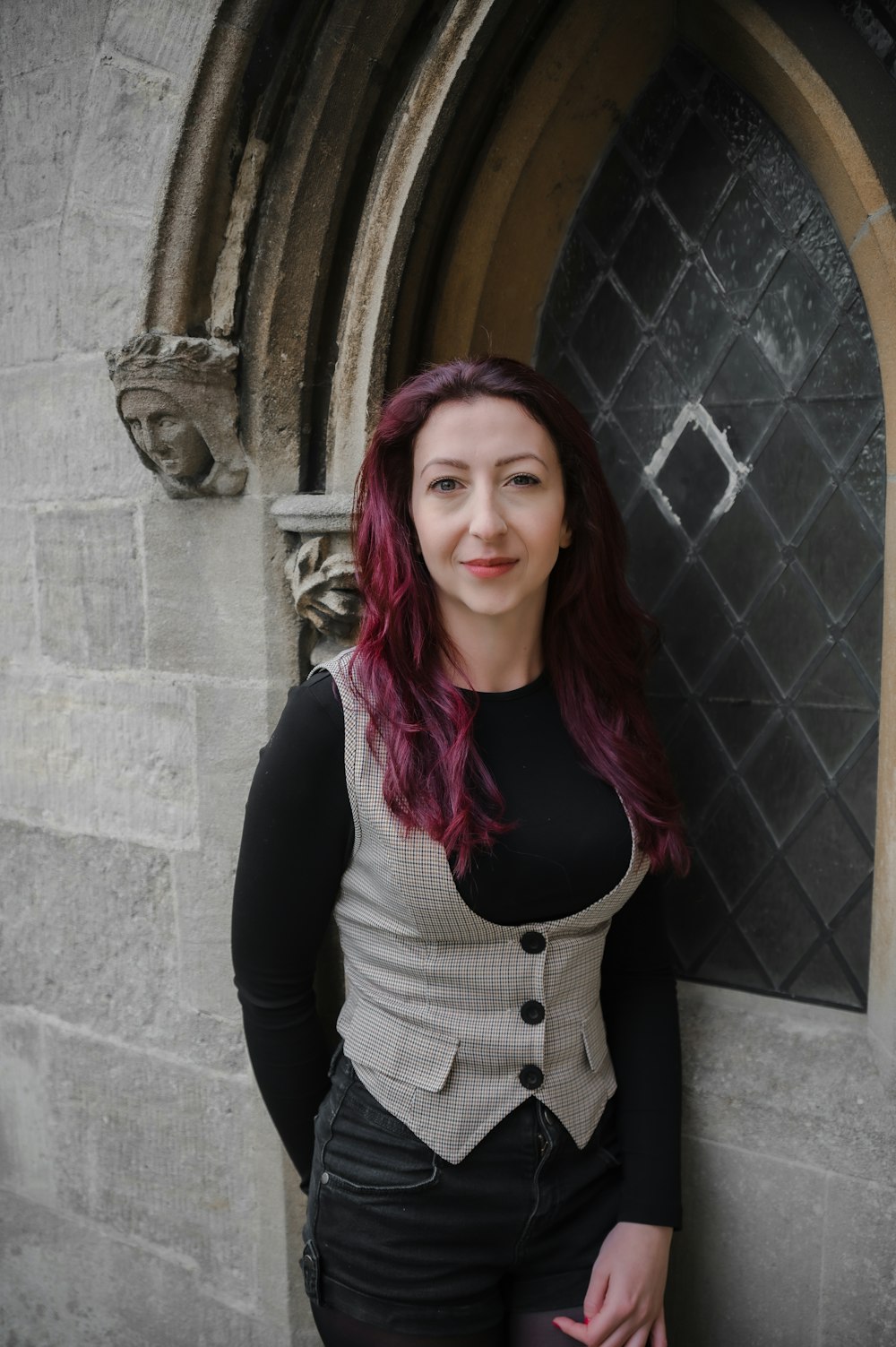 a woman posing for a picture