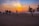 A serene sunset over a desert landscape, symbolizing peace.