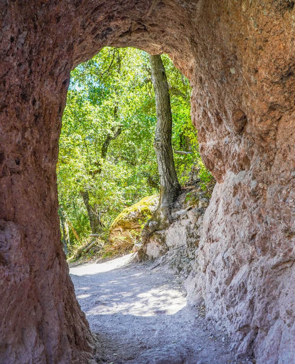 a path through a cave