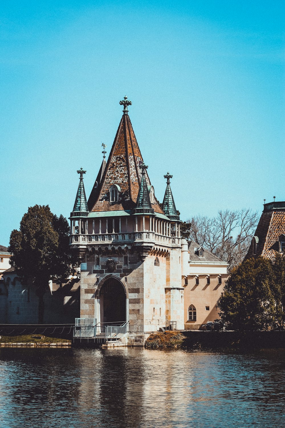 a building with a tower