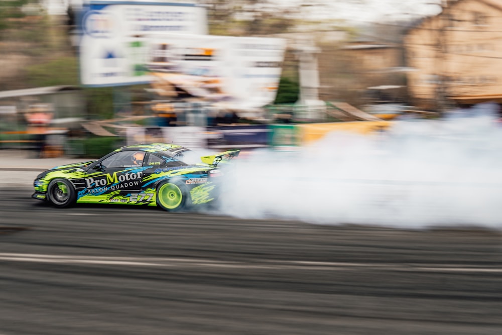 a race car on a track