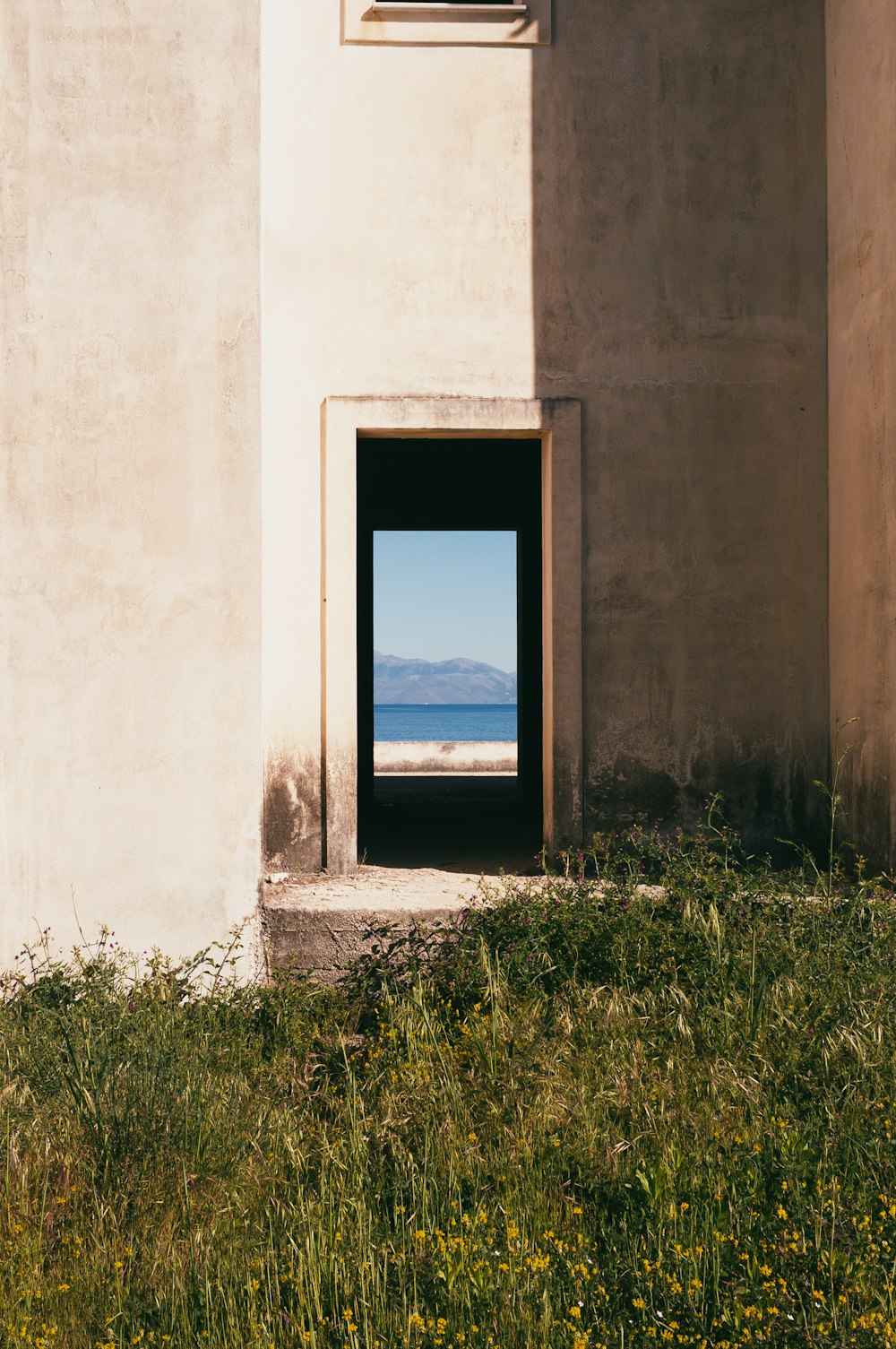 a doorway in a building