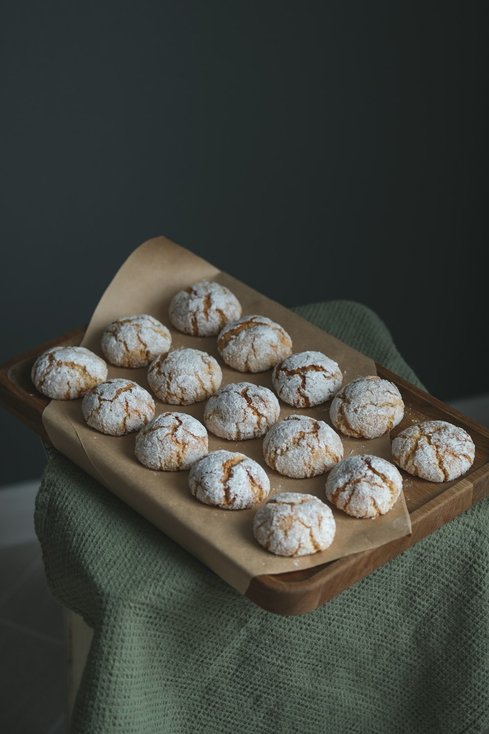 a bowl of cookies