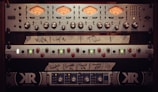 a close up of a stereo