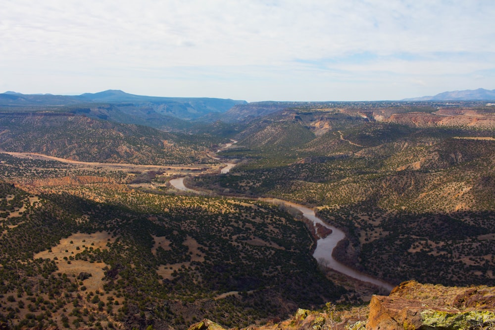 a river running through a valley