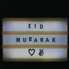 a yellow and white box with numbers