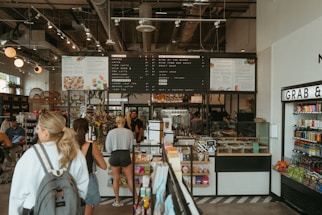 people in a store