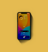 a cell phone on a wall