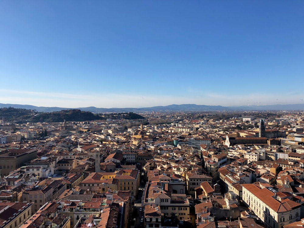 a city with many buildings