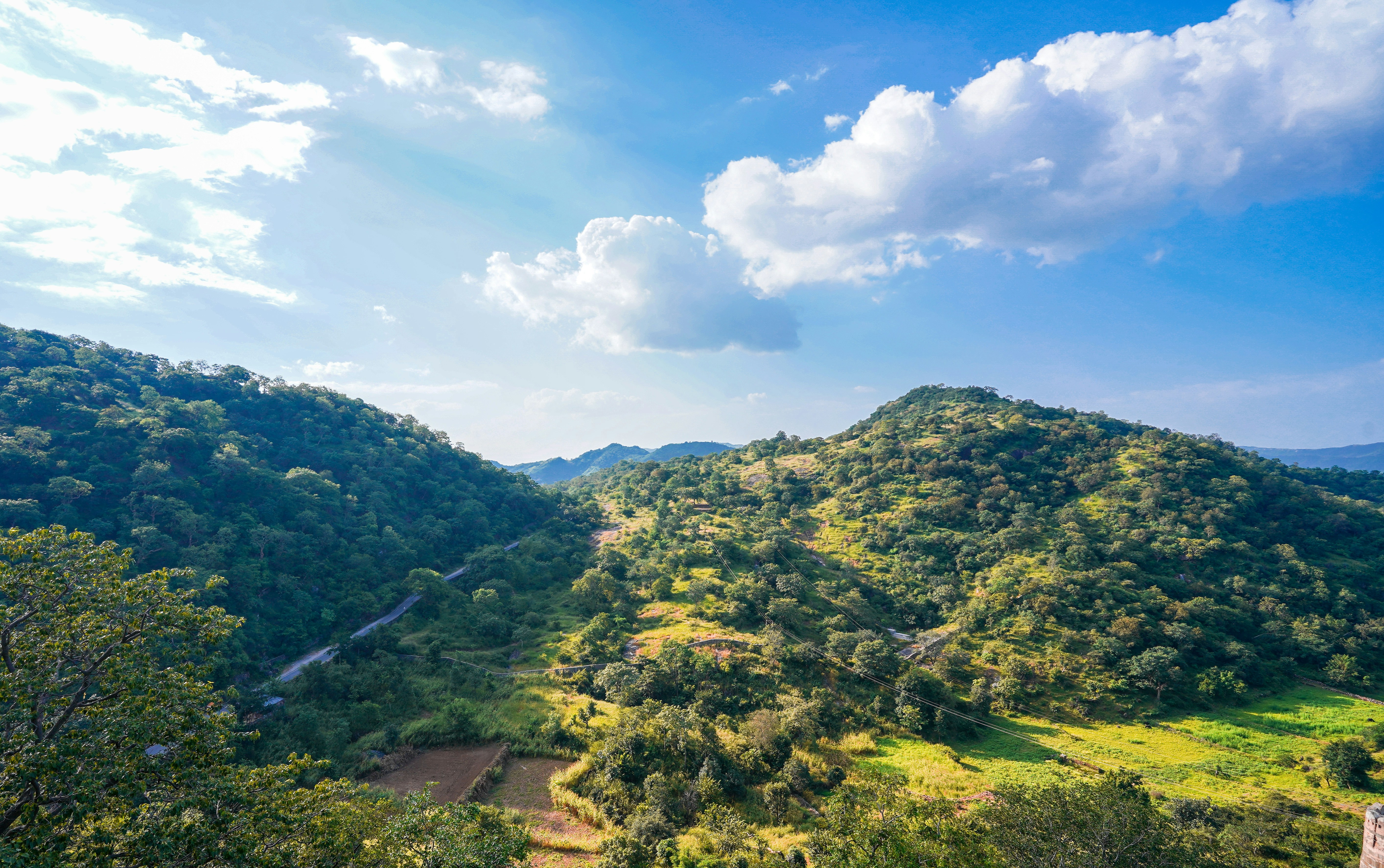 Lakeside palace at sunset