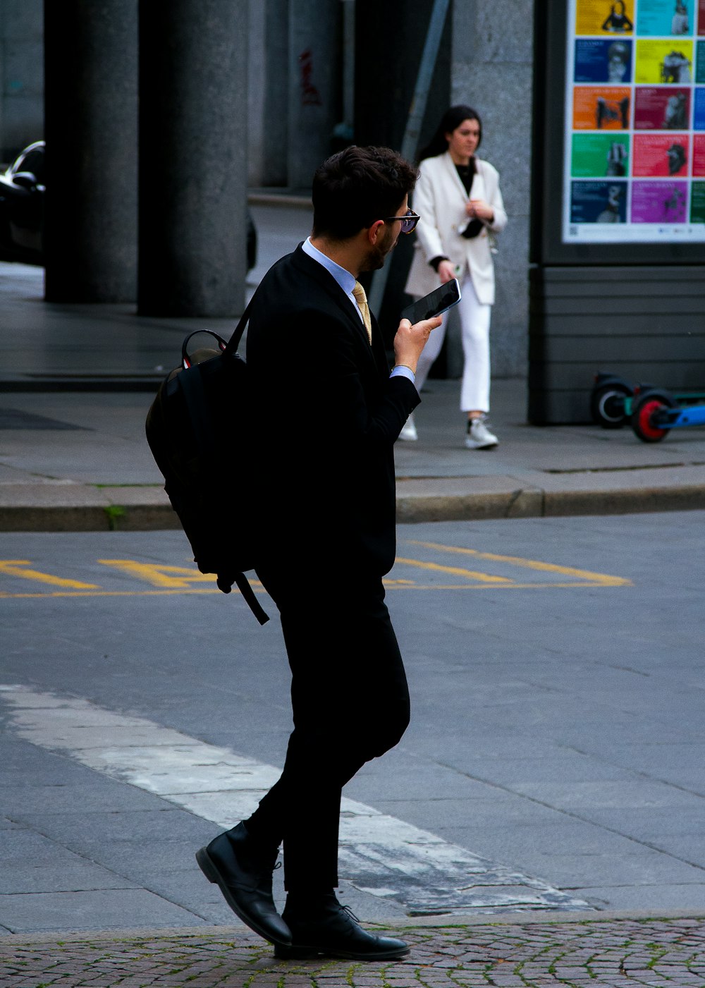 a person in a suit and tie