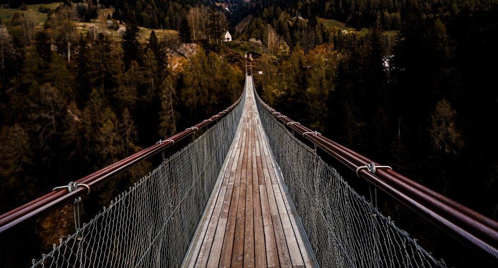 a bridge over a river