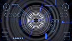 Dynamic digital animation mockup representing growth and technological advancement