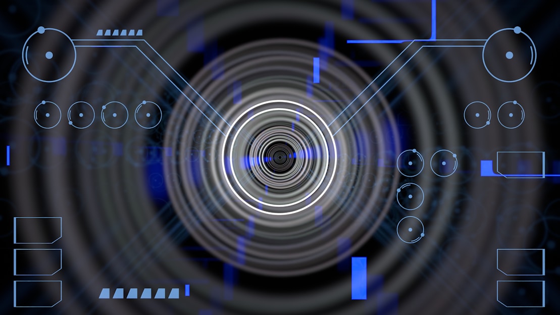 Futuristic digital interface displaying a sleek game engine dashboard with purple accents on a white background