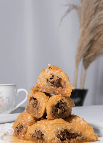 a stack of cookies