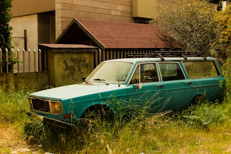 a car destroyed by EMP