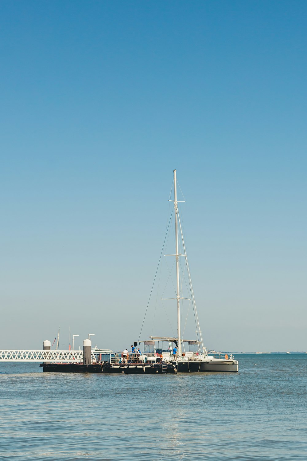 a boat on the water