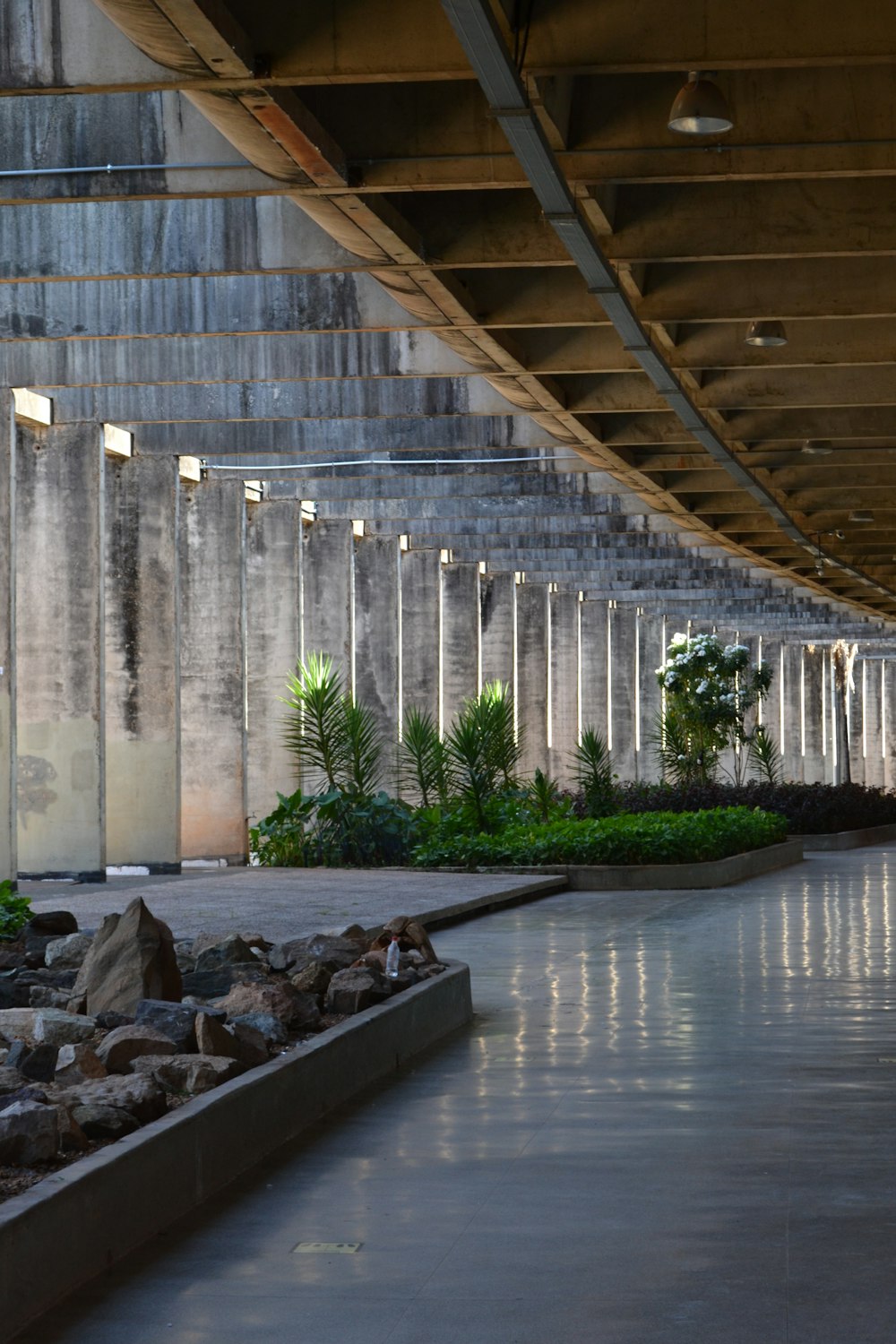 a bridge over a body of water