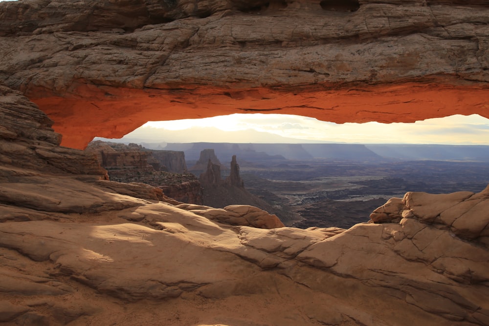 a view of a canyon