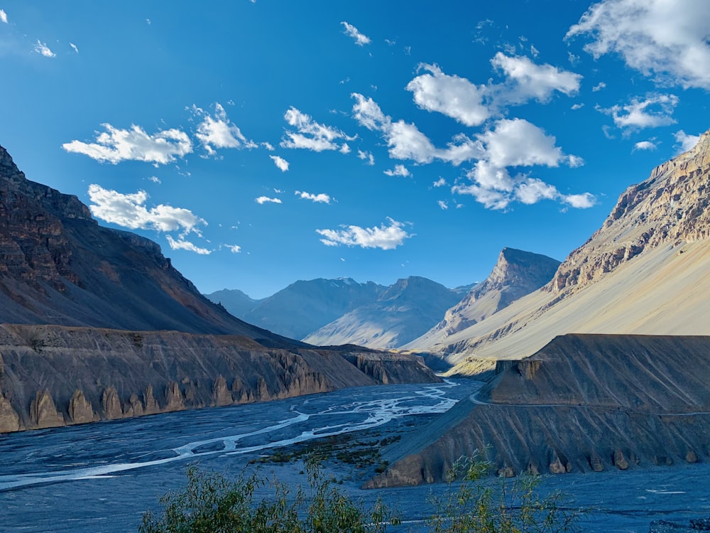 a river running through a valley