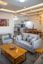 A beautifully designed modern living room with stylish furniture.