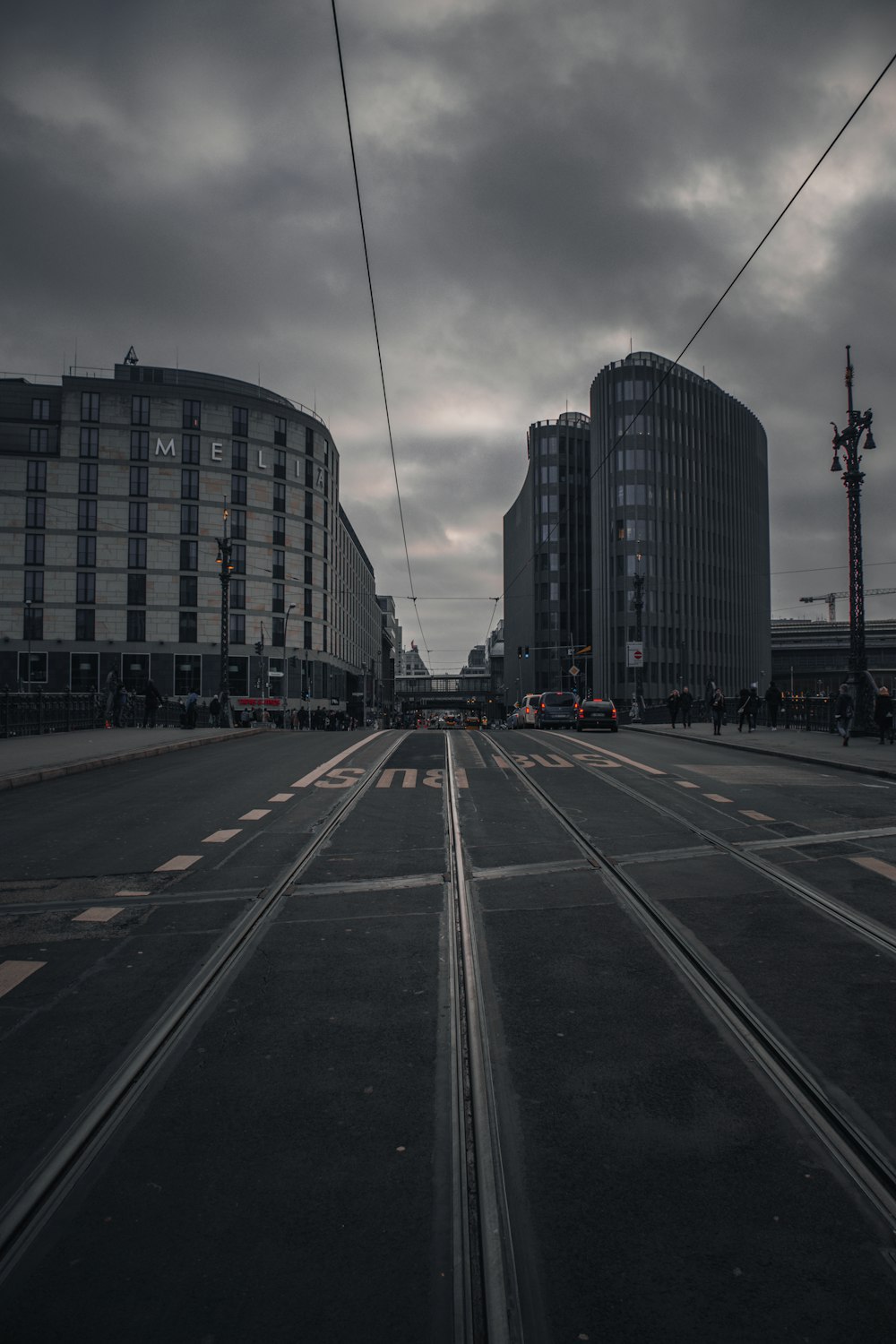 a road with buildings on the side