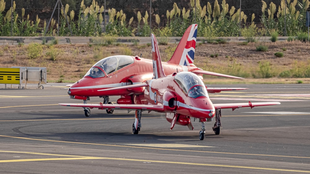 a small airplane on the runway