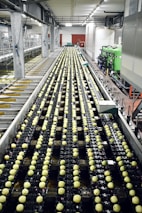 a large factory with many machines