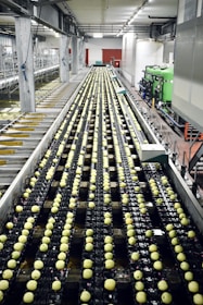 a large factory with many machines