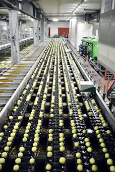 a large factory with many machines