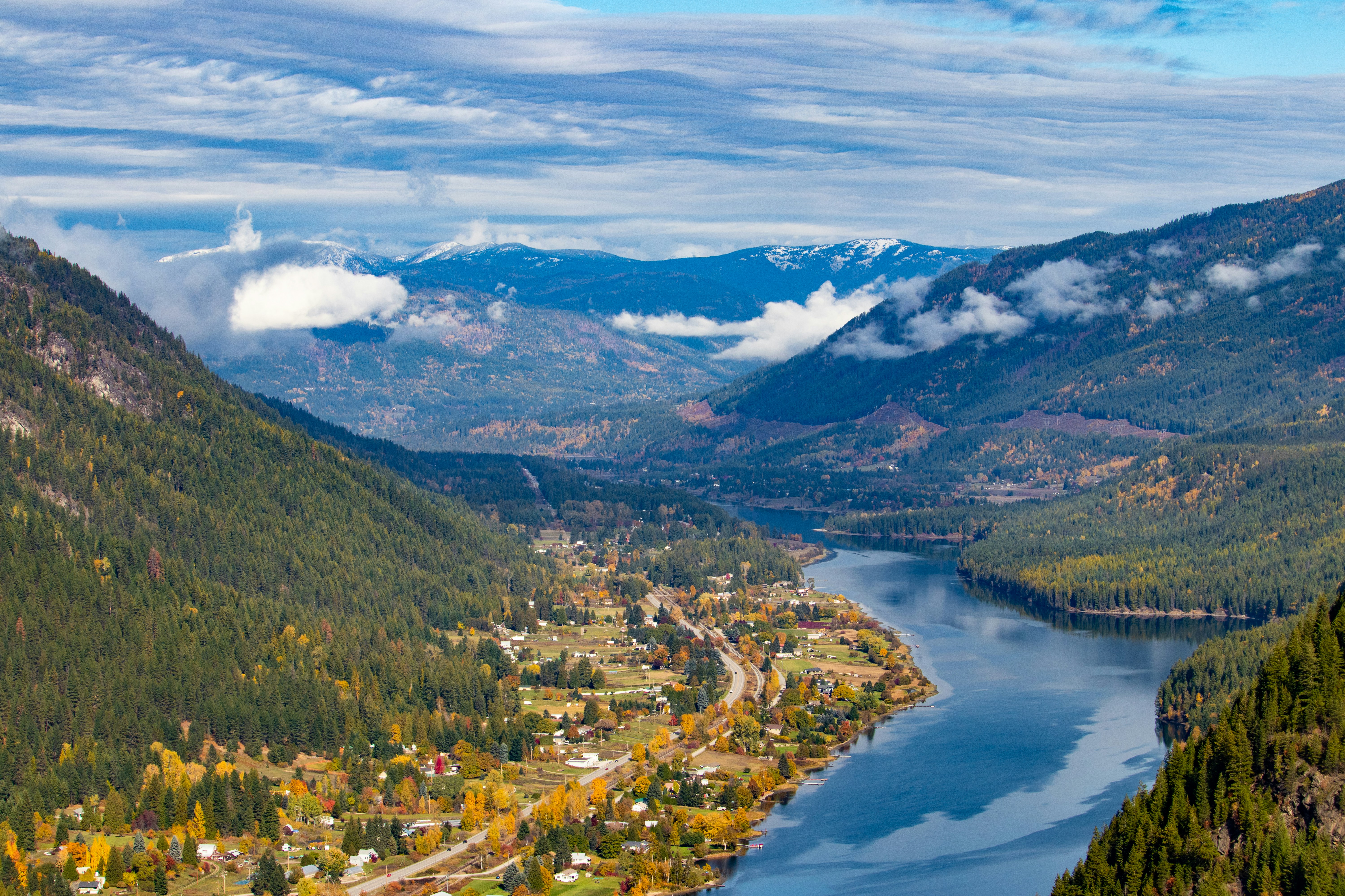 a river running through a valley