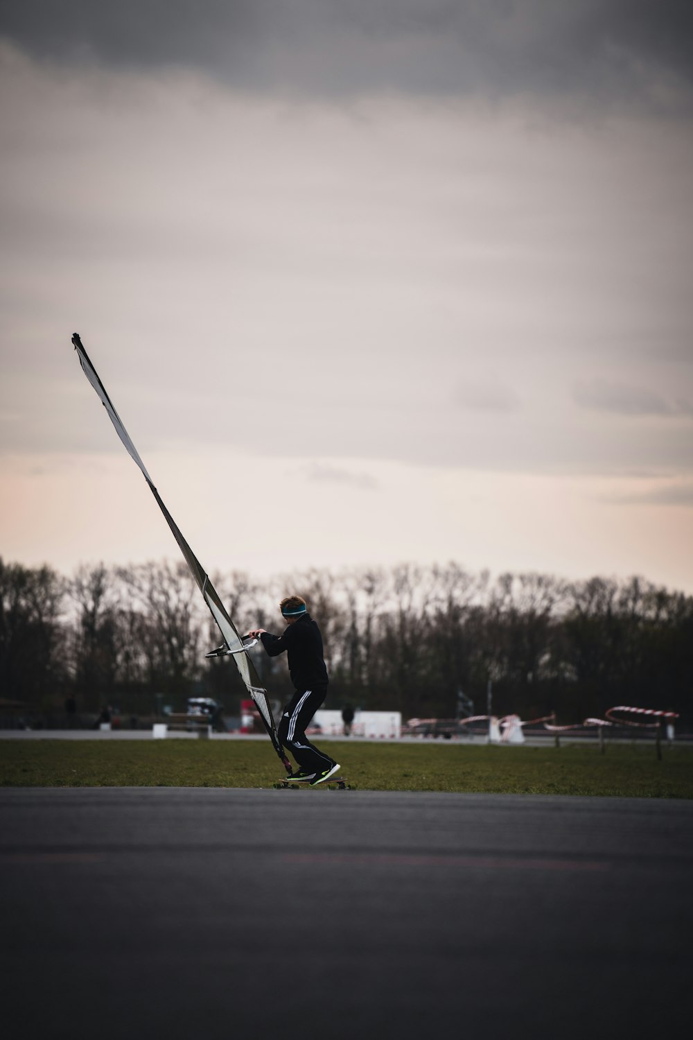 a person playing golf