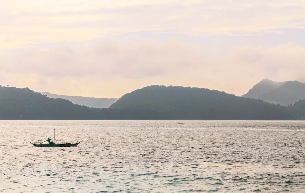 a boat in the water