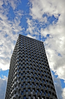 a tall building with many windows