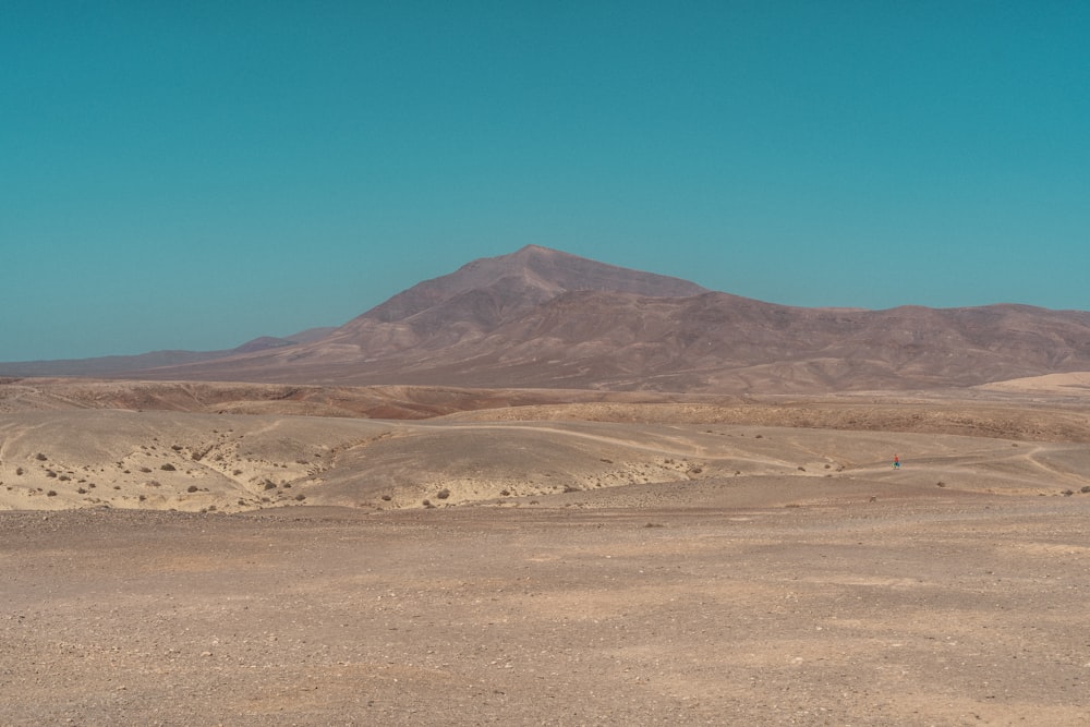 Un vaste paysage désertique